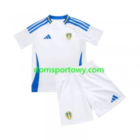 Koszulka Leeds United Dziecięcy Domowe Koszulki Piłkarskie 2024-2025 Krótki Rękaw